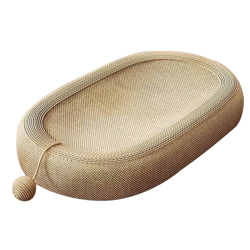 Cat scratcher board oval bed - cat,