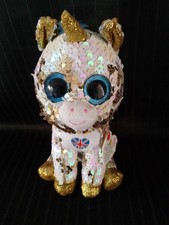 Ty Flippables 2019 Royal The Unicorn Soft Toy Plush With Tags