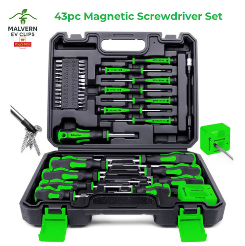 43pcs magnetic screwdriver set - magnetic,