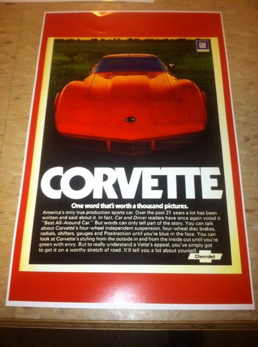 Vintage chevy corvette - chevy,