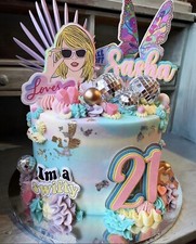 Taylor Swift Themed Birthday Cake Topper Set! *Custom