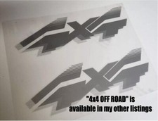 PAIR "4x4" Decals fit OBS
