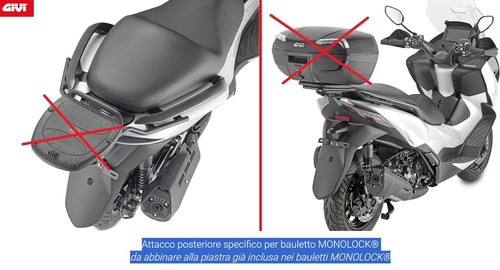 Givi monolock zontes 350 - monolock,