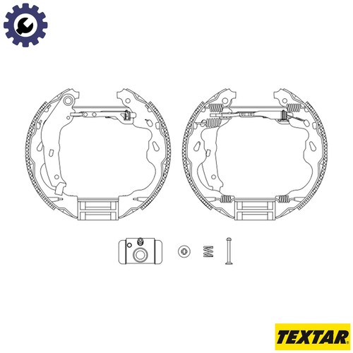 Brake shoe set 84064500 - brake,