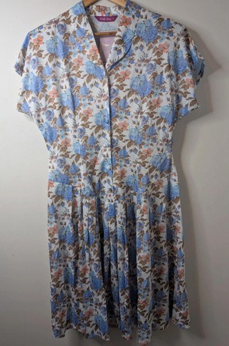 Vintage style blue - vintage-style, floral