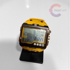 Timex Expedition WS4 Yellow Digital Watch Altimeter Barometer Compass Japan