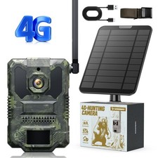 Trail wildlife camera solar - 4g,
