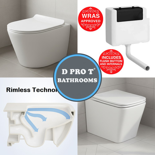 Btw rimless toilet - rimless,