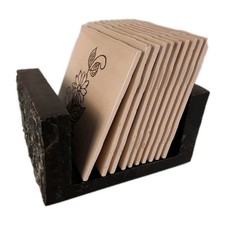 10 Vintage Ceramic Tiles H&R