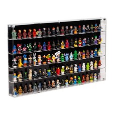 Wall mounted Acrylic Display Case for 100 Minifigures