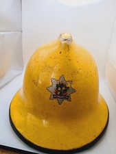 Vintage Nottinghamshire Cromwell  Fire Service Fireman’s Helmet