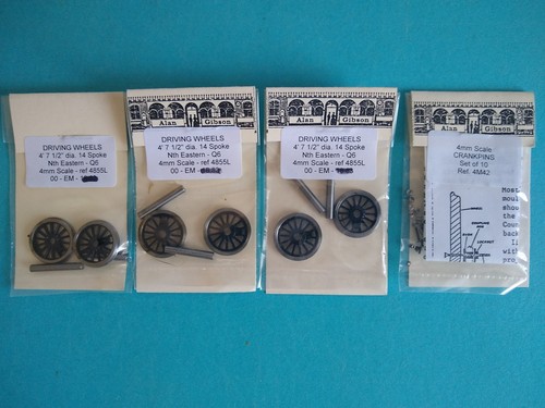 Packs gibson 4mm em - 4mm, oo