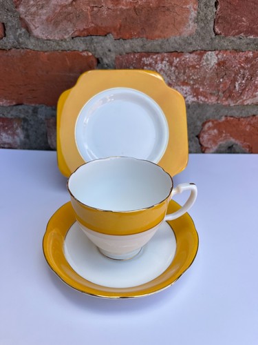 Antique art deco tea - deco, trio,