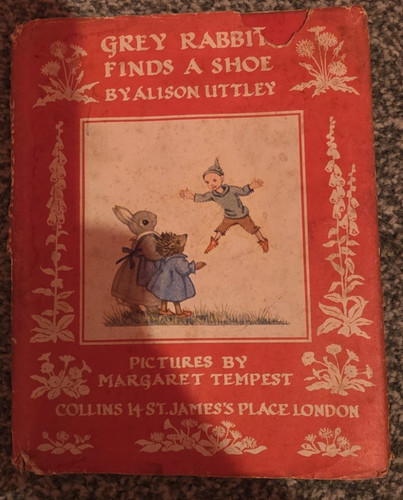 Vintage little grey rabbit - grey,