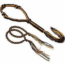 BLACK GOLD YELLOW MUAY THAI FIGHTER AUTHENTIC MONGKOL HEADBAND ARM BAND (SET)