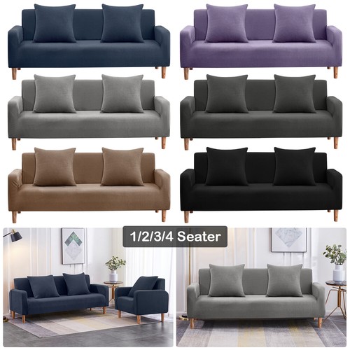 Velvet elastic stretch sofa - stretch,