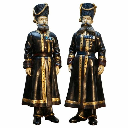 Pair rare important statues - pair, of