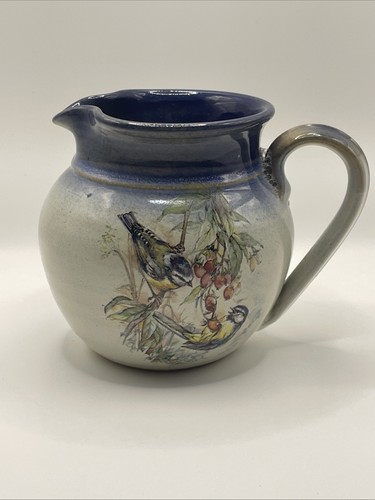 Wenlock pottery blue tit small - blue,
