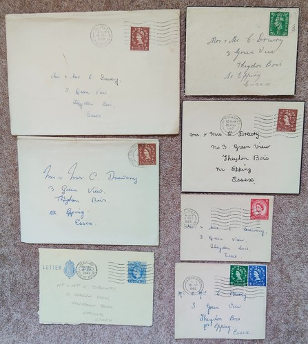 Very old envelopes with - 7,