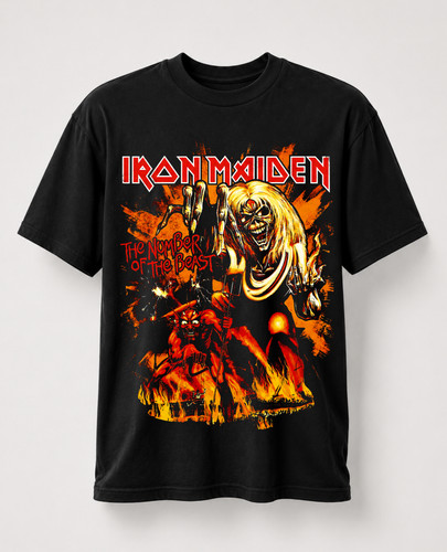 Iron maiden shirt number - iron, of