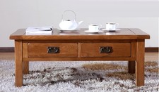 Oak Bedside Table 4Drawers