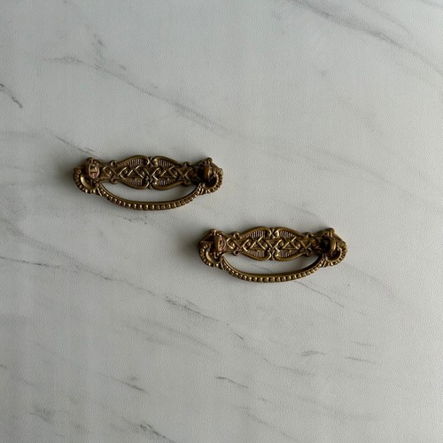Vintage victorian brass - vintage, drop