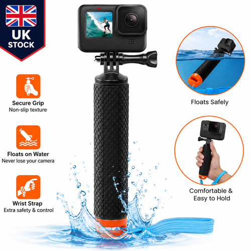 Floating hand grip selfie - hand,