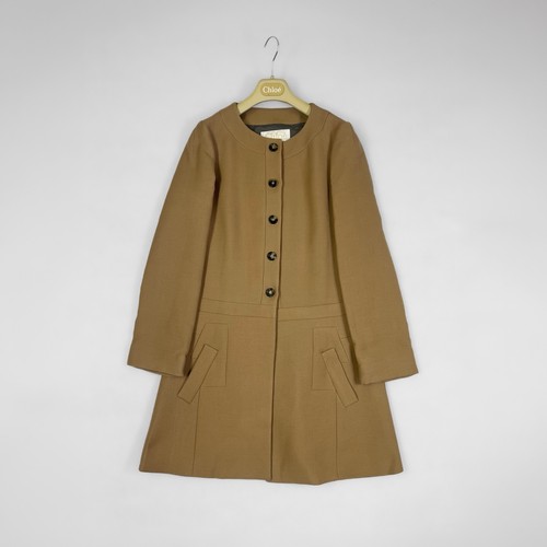 Chloé coat camel - chloé, silk