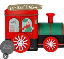 Marks & Spencer Christmas Drinking Hot Chocolate Fairtrade Train Tin M&S, 100g