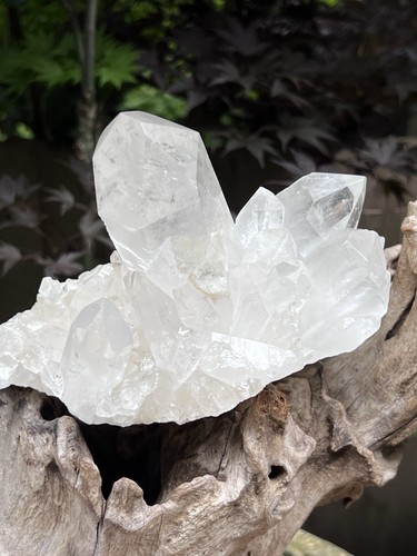 Clear quartz cluster large - quartz,