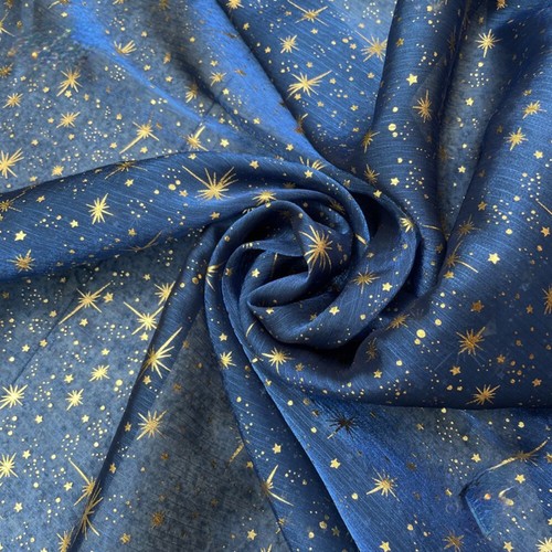 Star printed lace - star,