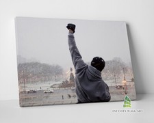 Rocky Balboa Steps Canvas Art