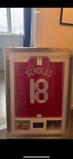Framed Paul Scholes Signed