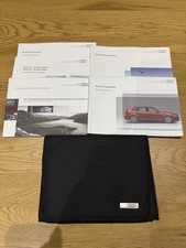 AUDI A3 SPORTSBACK OWNERS MANUAL HANDBOOK WITH WALLET  2003-2012
