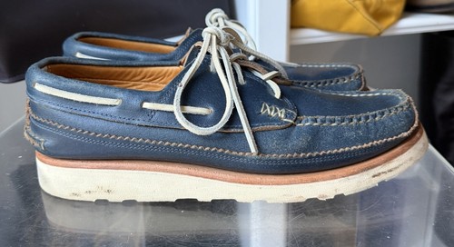 Yuketen mens blue leather - 9.5e,