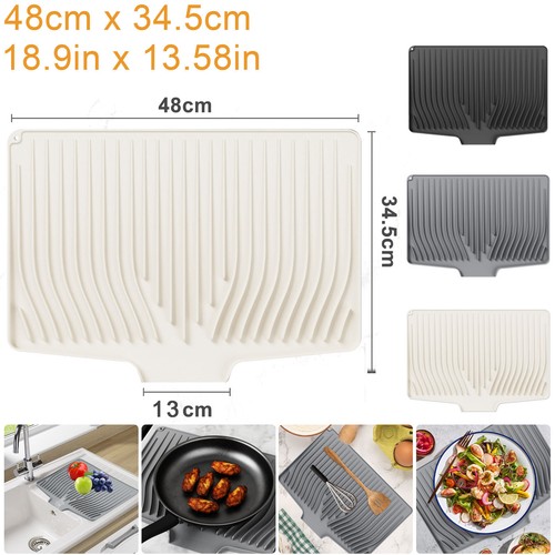 Silicone sink drying mat heat - mat,