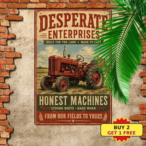 Vintage american tractor - vintage,