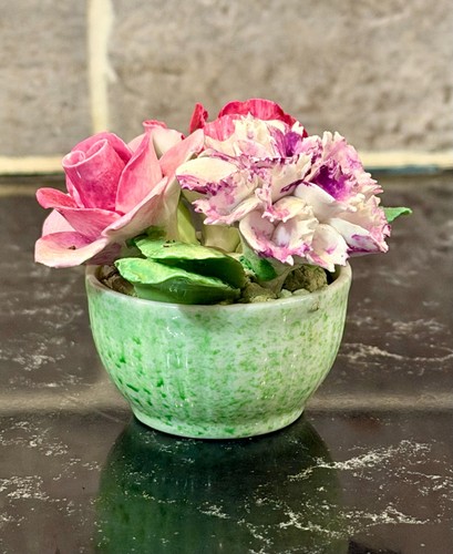 Royal adderley floral bone - royal,