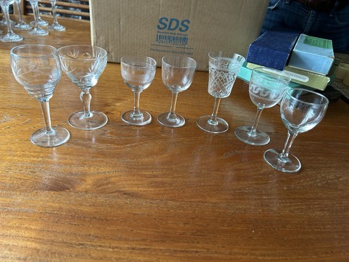 Vintage assorted glass wine - vintage,