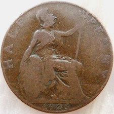 1925 HALF PENNY KING GEORGE V