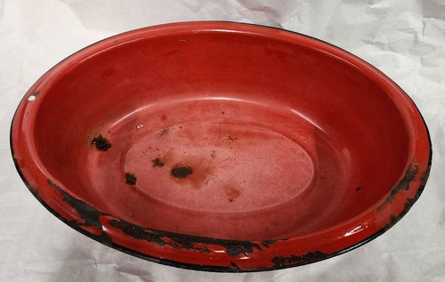 Vintage antique red enamel - vintage,