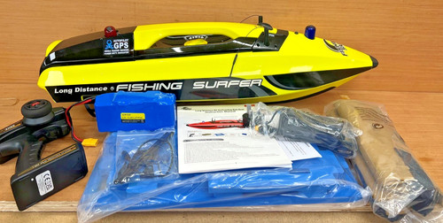 Fishing people surfer - surfer, launched