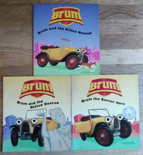 Brum Books Bundle x3 - & the Kitten Rescue, & the Statue Rescue, the Soccer Hero