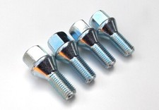 4 Wheel Bolts Nuts Lug Fits