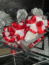 ?Spanish Ruffle detail Frilly Ankle Socks Diamanté Bow ? Custom Baby Girls  ❤️