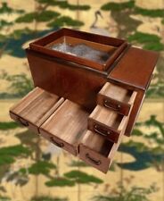 Early 20thC Japanese Hibachi in elm wood - #8943