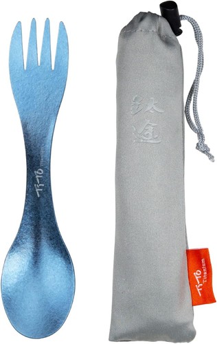 Tito titanium spork - spork, 2-in-1