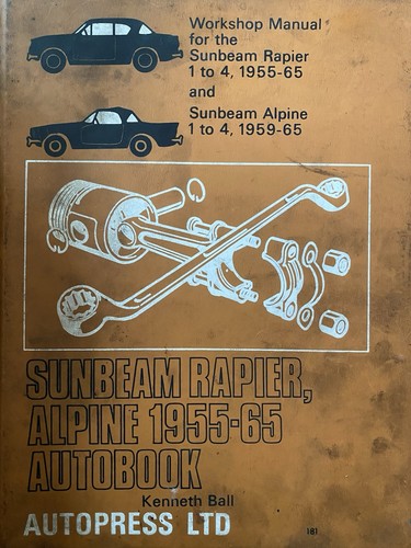 Sunbeam rapier alpine 1955 65 - rapier,, 1955-65
