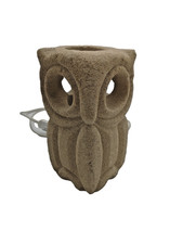 Natural Stone Owl Accent Lamp 18cm   B45 G478