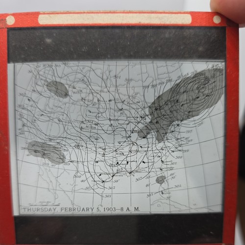 Glass magic lantern slide - glass, us